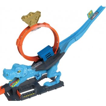 Hot Wheels City Smyčka se žravým T-Rexem HKX42