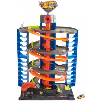 Hot Wheels City Vylepšená Mega garáž