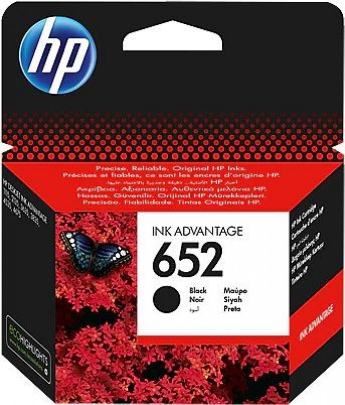 Recenze HP 652 originální inkoustová kazeta černá F6V25AE