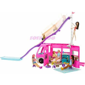 Mattel BRB Barbie Karavan snů s obří skluzavkou HCD46