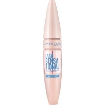 Maybelline Lash Sensational Waterproof řasenka Black 9,5 ml