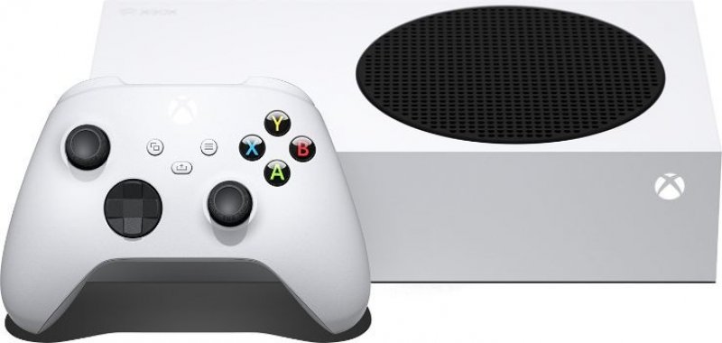 Pohled na Microsoft Xbox Series S