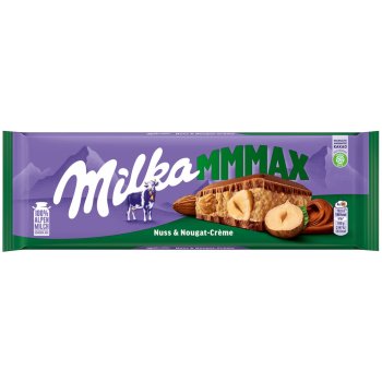 Milka Mmmax s oříškovou a nugátovou náplní 300 g