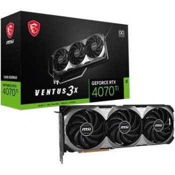 MSI GeForce RTX 4070 Ti VENTUS 3X E1 12G OC