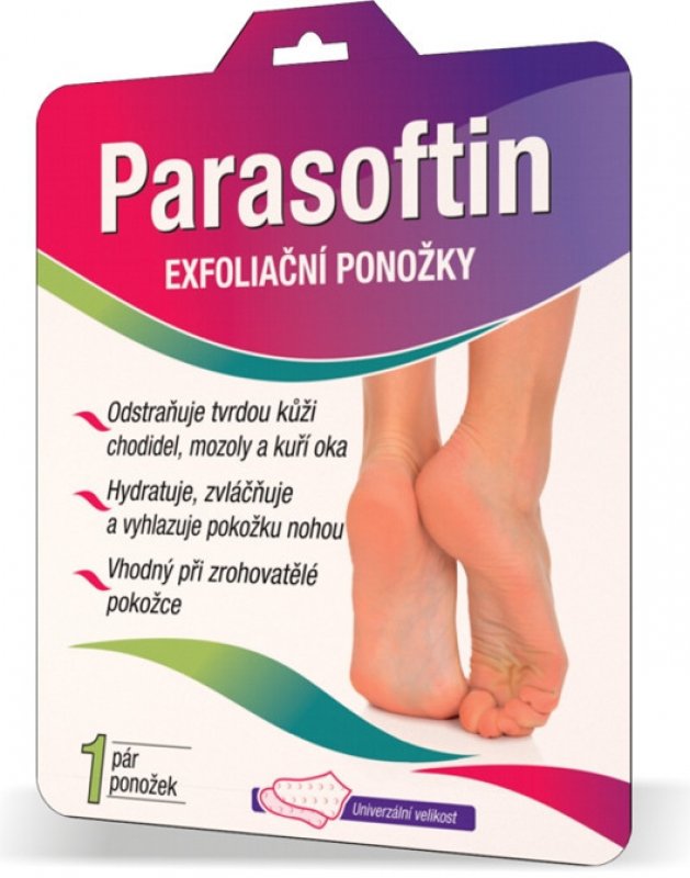 Testování Naturprodukt Parasoftin exfoliační ponožky 1 pár