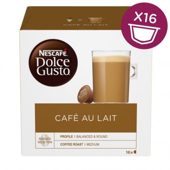 Nescafé Dolce Gusto Café Au Lait kávové kapsle 16 ks