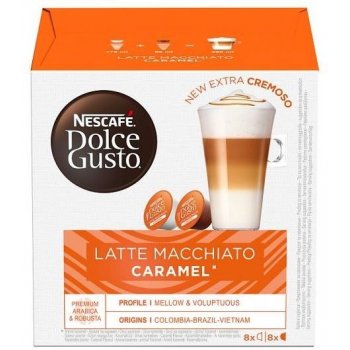 Nescafé Dolce Gusto Latte Macchiato Caramel kávové kapsle 16 ks