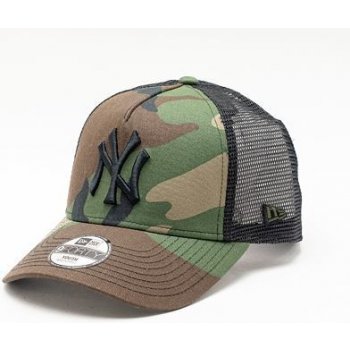 New Era 9FO Clean Trucker MLB New York Yankees Woodland Camo/Black