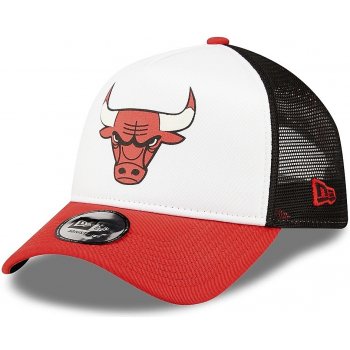 New Era 9FORTY A-Frame Trucker NBA Team Clear Black Chicago Bulls Optic White / Red