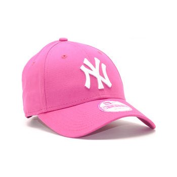 New Era Fashion Essential New York Yankees Pink/White 9FORTY Strapback růžová / bílá / růžová