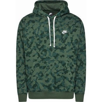 Nike Club Hoodie Camo Green zelená