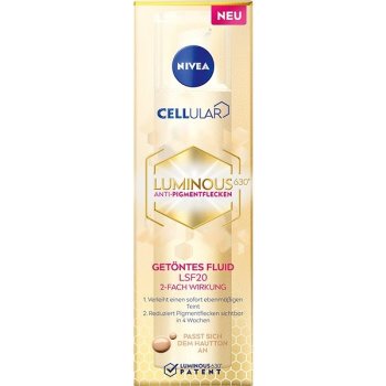 Nivea Cellular Luminous 630 denní krém proti pigmentovým skvrnám 40 ml