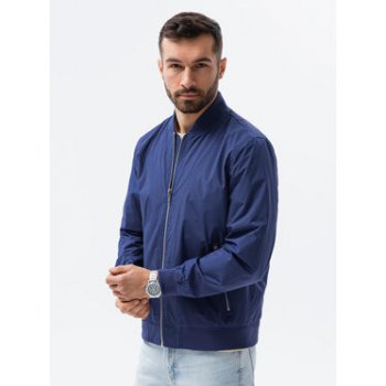 Ombre clothing pánská přechodová bomber bunda Higgs c439 navy