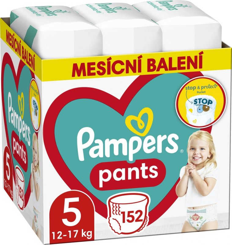 Recenze Pampers Pants 5 152 ks