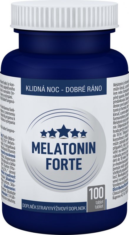 Recenze Pharma Activ Melatonin 5 mg Forte 100 tablet