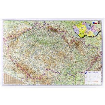 podložka na stůl PP mapa ČR 60x39 cm