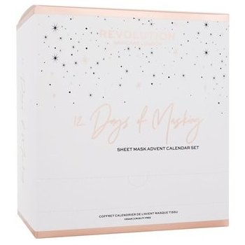 Revolution Skincare 12 Days of Masking: Sheet Mask Advent Calendar Set dárková sada