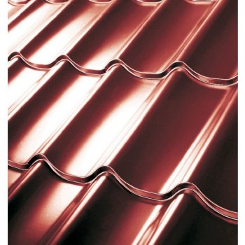 Satjam Roof Classic 0,5 mm PE25 červená 1 m²