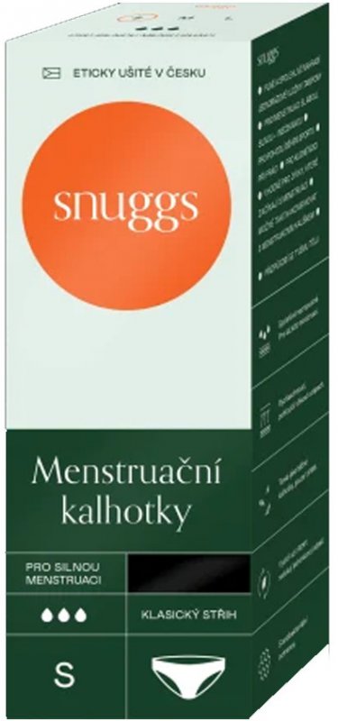 Testování Snuggs Menstruační kalhotky silná menstruace