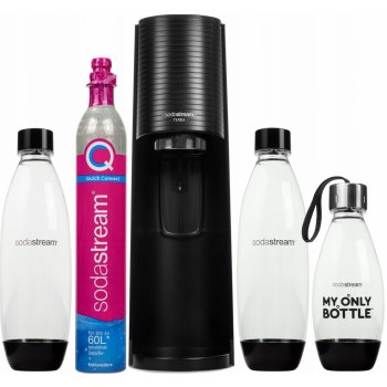 Sodastream Terra černá + 4 láhve