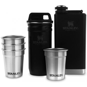 Stanley Dárkový set Adventure Series Placatka 4 panáky black 230 ml