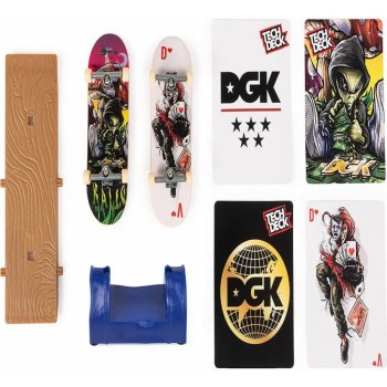 Tech Deck Fingerboard dvojbalení s překážkou DGK