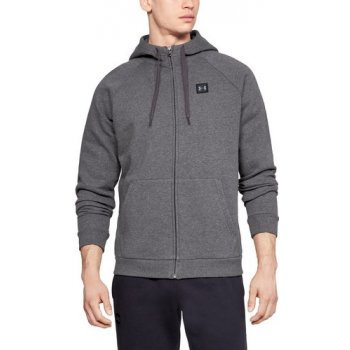 Under Armour Rival Fleece Fz Hoodie šedá