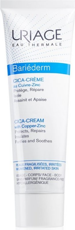 Recenze Uriage Bariéderm Cica reparativní krém s obsahem mědi a zinku Repairing Cream with Cu-Zn 100 ml