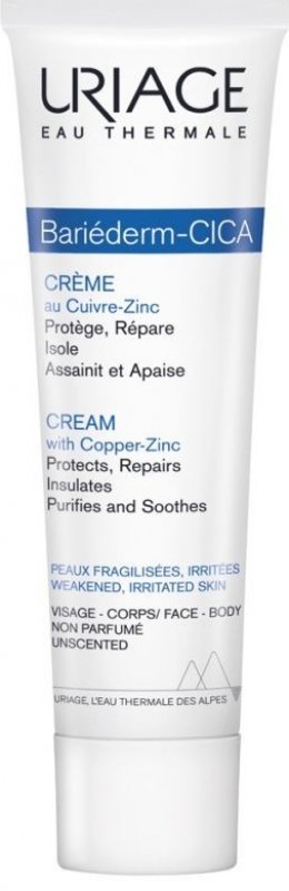 Kritika Uriage Bariéderm Cica reparativní krém s obsahem mědi a zinku Repairing Cream with Cu-Zn 100 ml