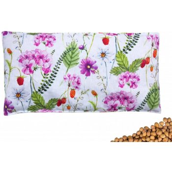 VFstyle nahřívací polštářek s třešňovými peckami 30x15 cm Flowers