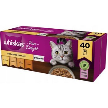 Whiskas Potr Pure Delight s drůbežím masem 40 x 85 g