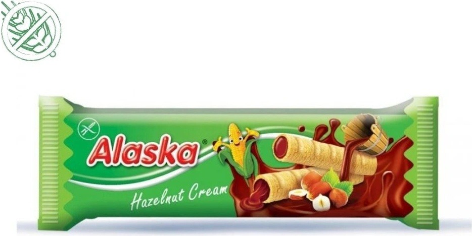 Recenze Alaska Kukuřičné trubičky lískooříškové 15 g