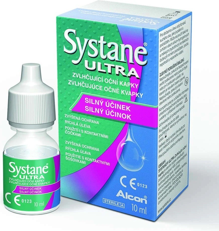 Recenze Alcon Systane Ultra zvlhčující oční kapky 10 ml