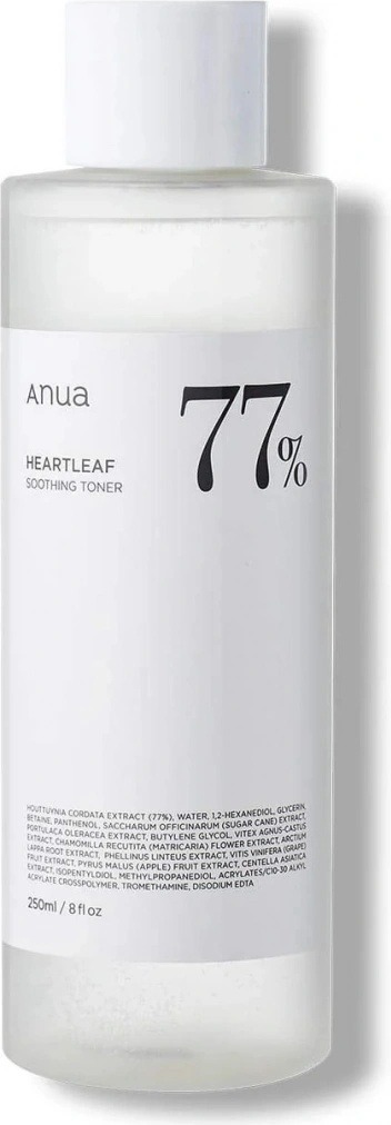 Pozorování Anua Heartleaf 77% Soothing Toner Zklidňující tonikum na obličej 250 ml