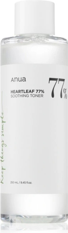 Posouzení: Anua Heartleaf 77% Soothing Toner Zklidňující tonikum na obličej 250 ml