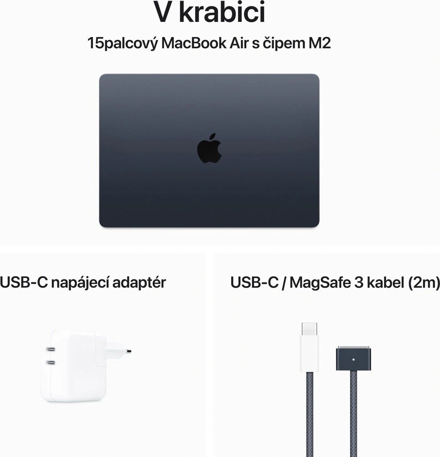 Zkušenosti s Apple MacBook Air 15 M2 MQKW3CZ/A