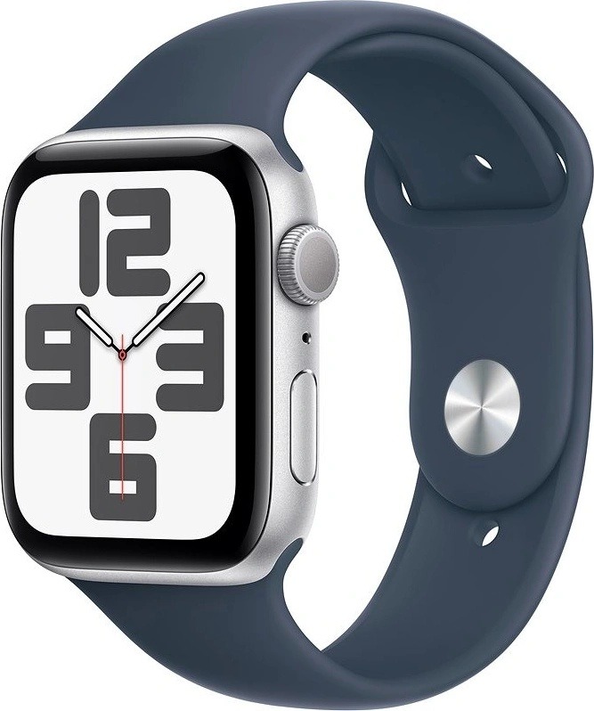 Pohled na Apple Watch SE (2023) 44mm