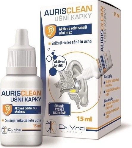 Testování AurisClean ušní kapky DaVinci Academia 15 ml