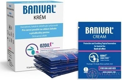 Posouzení: Banival krém na balanitidy a balaniopostitidy 10 x 3 ml