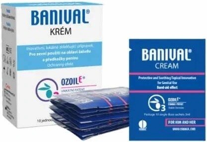 Ostestováno: Banival krém na balanitidy a balaniopostitidy 10 x 3 ml