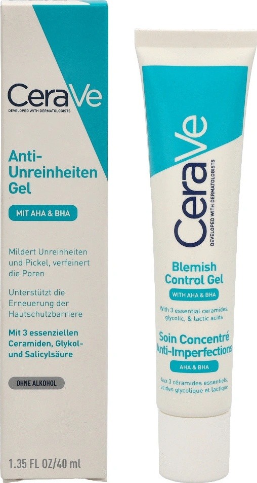 Zkoumání CeraVe Blemish Control gel proti nedokonalostem 40 ml