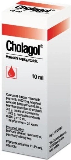 Ostestováno: CHOLAGOL POR GTT SOL 1X10ML