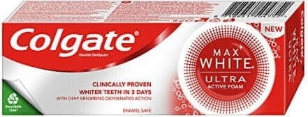 Analýza Colgate Bělicí Max White Ultra Active Foam 50 ml