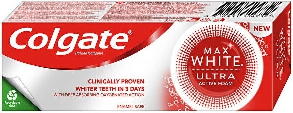 Pohled na Colgate Bělicí Max White Ultra Active Foam 50 ml