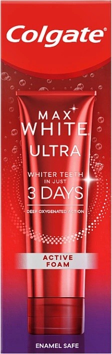 Shrnutí: Colgate Bělicí Max White Ultra Active Foam 50 ml