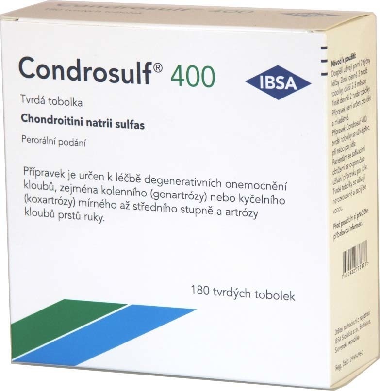 CONDROSULF POR 400MG CPS DUR 180(3X60)