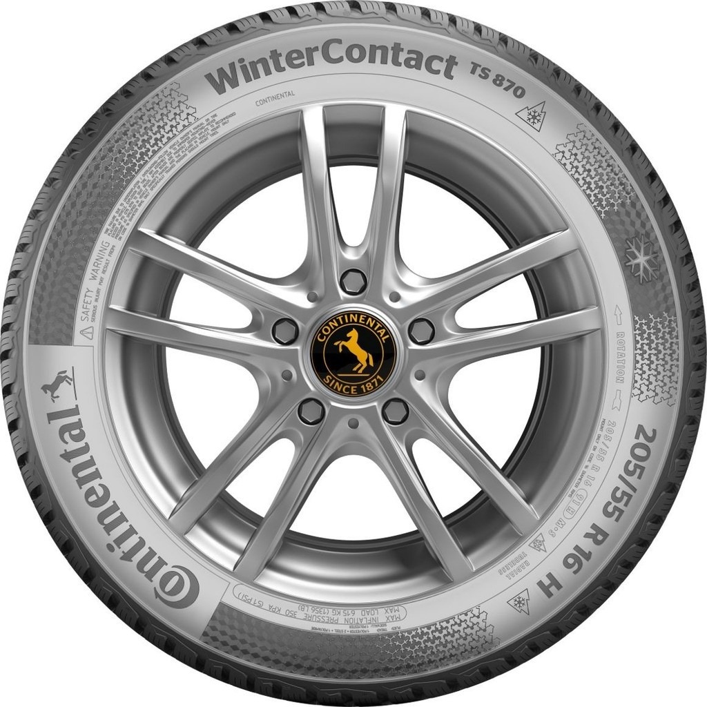 Pohled na Continental WinterContact TS 870 205/55 R16 91H