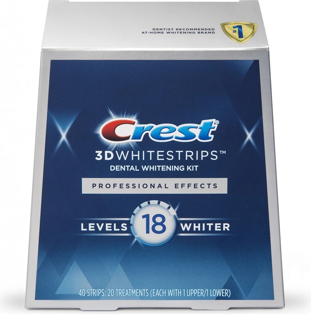 Recenze Crest 3D White Professional Effects bělící pásky 40 ks