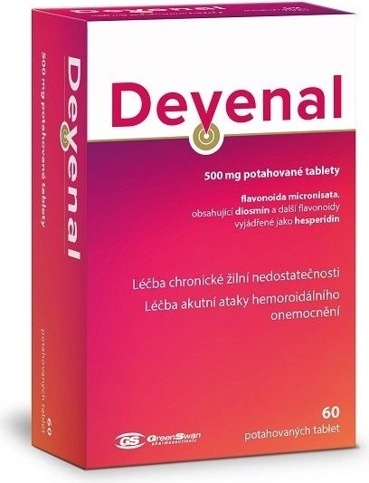 Shrnutí: DEVENAL POR 500MG TBL FLM 60