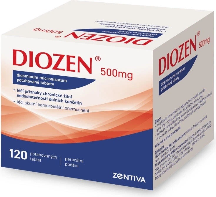 Pozorování DIOZEN POR 500MG TBL FLM 120